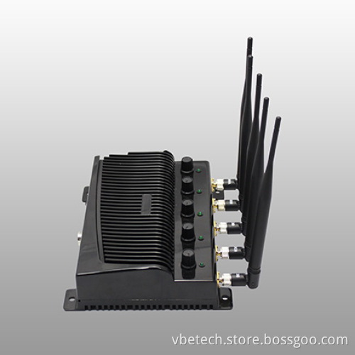 5 Bands Power Adjustable Cellphone Gms, CDMA, 3G, 4G, WiFi, Bluetooth Signal Jammer, Signal Blocker